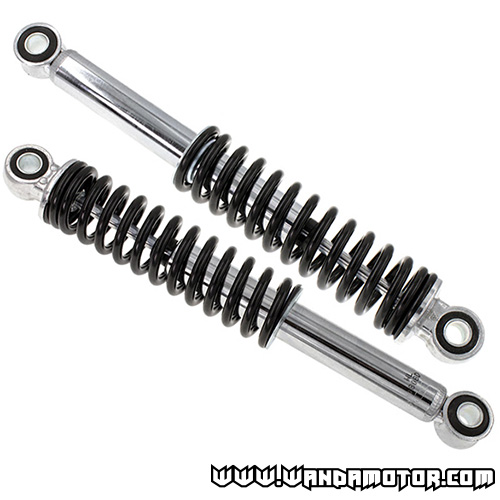 Rear shocks silver/black 290mm